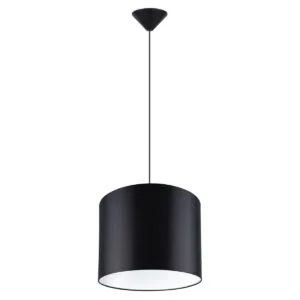 Nova 30cm Pendant - Black Bedroom Pendant Lights Great Lighting UK Ltd