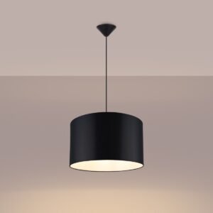 Pendant Lamp Nova 40 Black Shade Pendants Great Lighting UK Ltd