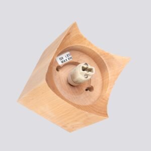 Ceiling Lamp Solis Natural Wood Single Ceiling Lights Great Lighting UK Ltd