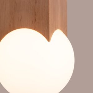 Ceiling Lamp Solis Natural Wood Single Ceiling Lights Great Lighting UK Ltd