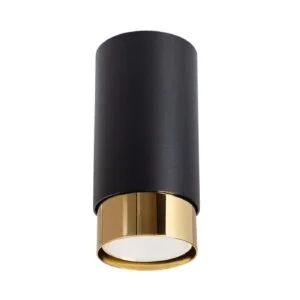 Ceiling Lamp Nero 12,5 Black / Gold Black - Gold - Copper Lights Great Lighting UK Ltd