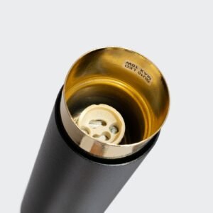 Ceiling Lamp Nero 22,5 Black / Gold Single Ceiling Lights Great Lighting UK Ltd