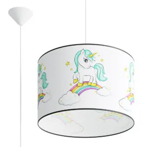 Unicorn 40cm Pendant Children and Nursery Lights Great Lighting UK Ltd