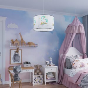 Pendant Lamp Unicorn 40 Nursery & Bedroom Pendants Great Lighting UK Ltd