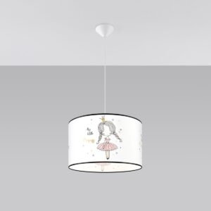 Princess 40cm Pendant Children and Nursery Lights Great Lighting UK Ltd