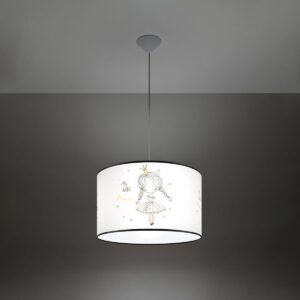 Princess 40cm Pendant Children and Nursery Lights Great Lighting UK Ltd