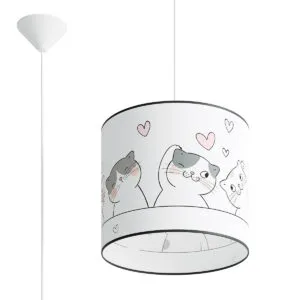 Cat 30cm Pendant Children and Nursery Lights Great Lighting UK Ltd
