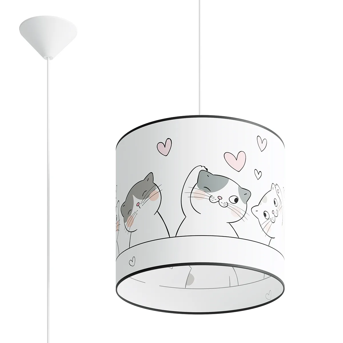Cat 30cm Pendant Children and Nursery Lights Great Lighting UK Ltd