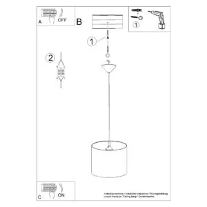 Cat 30cm Pendant Children and Nursery Lights Great Lighting UK Ltd