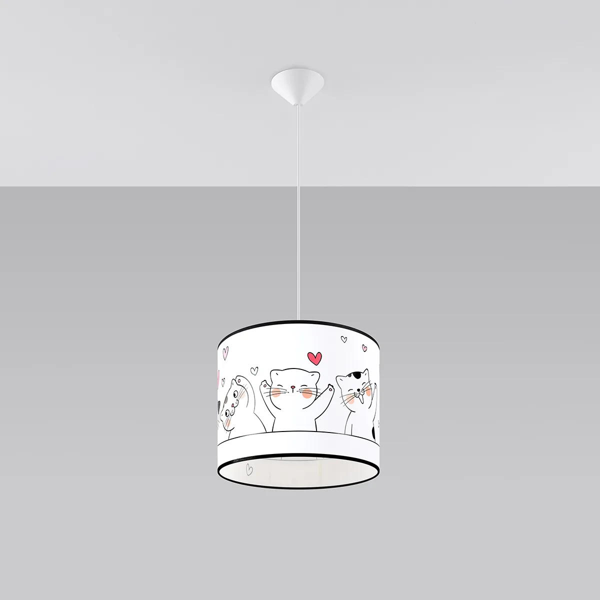 Cat 30cm Pendant Children and Nursery Lights Great Lighting UK Ltd