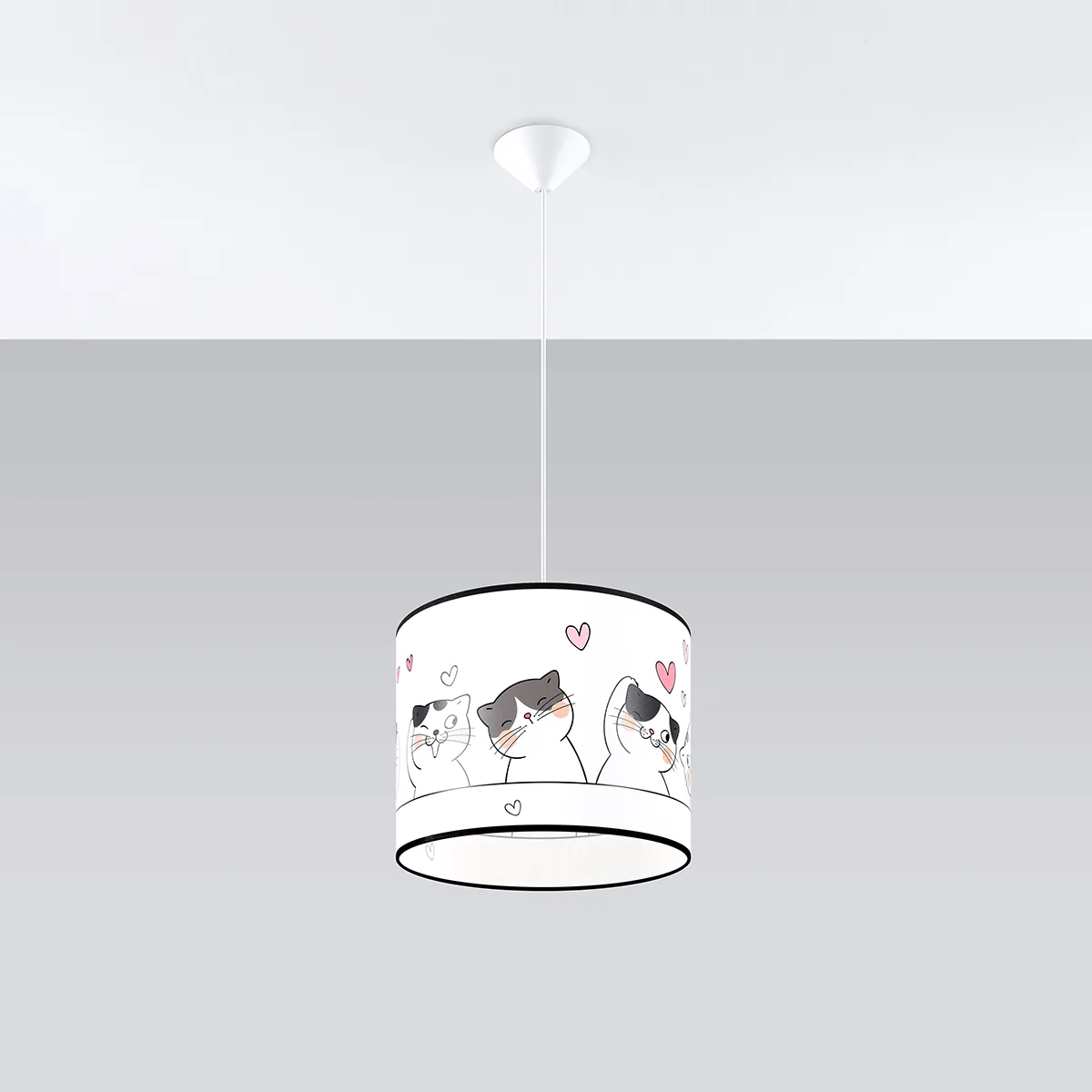 Cat 30cm Pendant Children and Nursery Lights Great Lighting UK Ltd