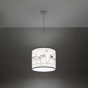 Pendant Lamp Cat 30 Nursery & Bedroom Pendants Great Lighting UK Ltd