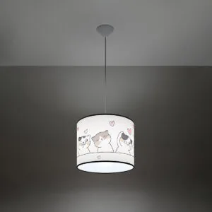Cat 30cm Pendant Children and Nursery Lights Great Lighting UK Ltd