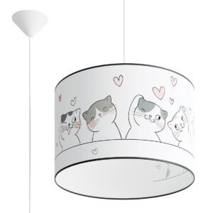 Pendant Lamp Cat 40 Nursery & Bedroom Pendants Great Lighting UK Ltd