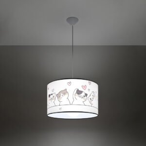 Pendant Lamp Cat 40 Nursery & Bedroom Pendants Great Lighting UK Ltd