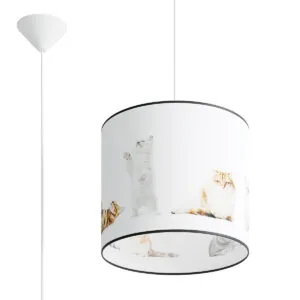 Kitty 30cm Pendant Children and Nursery Lights Great Lighting UK Ltd