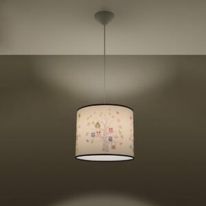 Pendant Lamp Owls 30 Nursery & Bedroom Pendants Great Lighting UK Ltd
