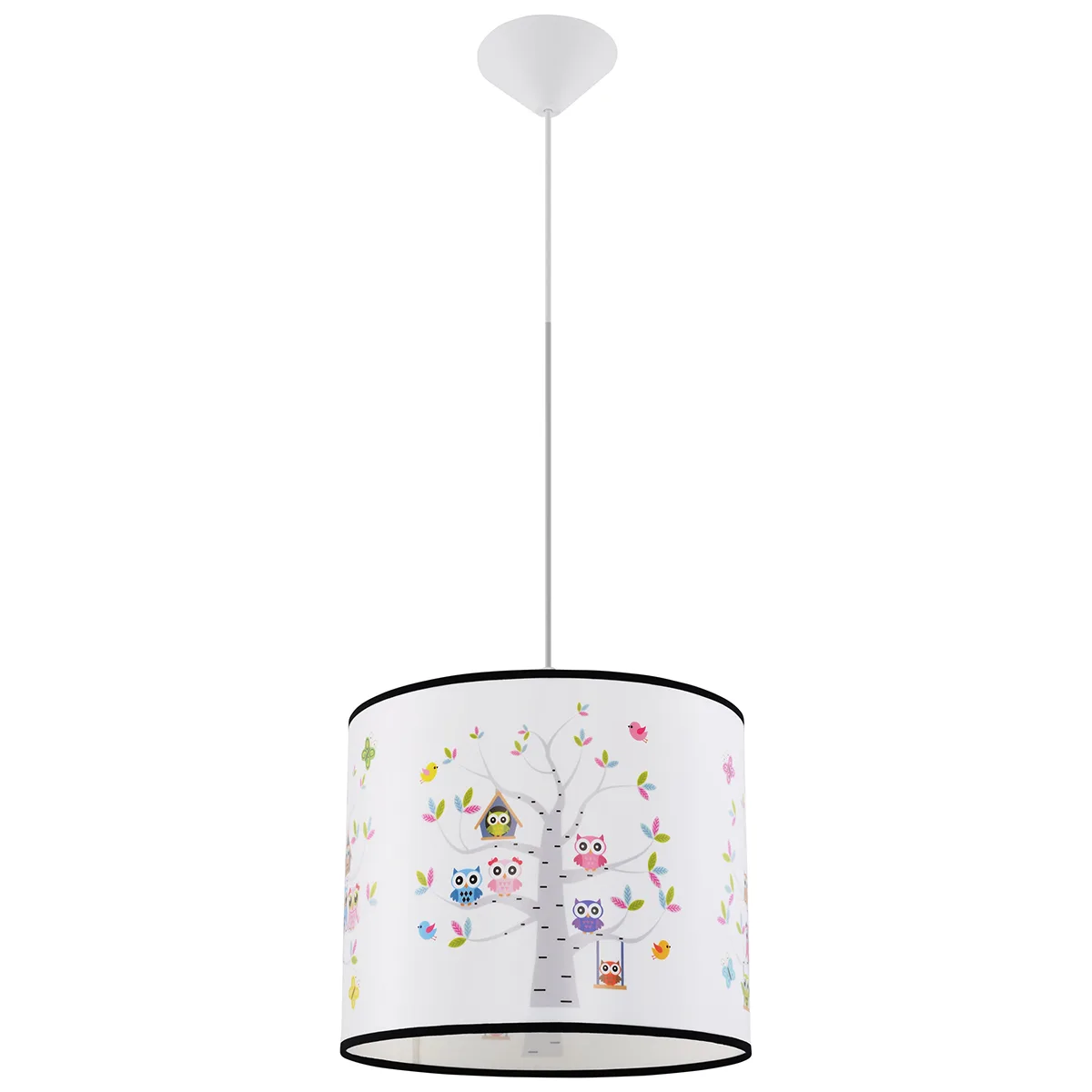 Owls 40cm Pendant Children and Nursery Lights Great Lighting UK Ltd