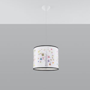 Pendant Lamp Owls 40 Nursery & Bedroom Pendants Great Lighting UK Ltd