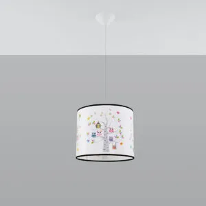 Owls 40cm Pendant Children and Nursery Lights Great Lighting UK Ltd
