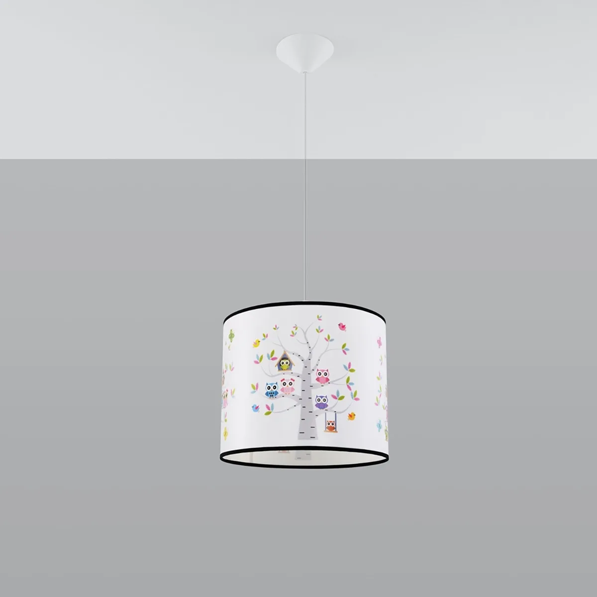 Owls 40cm Pendant Children and Nursery Lights Great Lighting UK Ltd