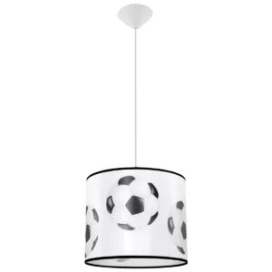 Football A 30cm Pendant Children and Nursery Lights Great Lighting UK Ltd
