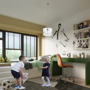 Pendant Lamp Football A 30 Nursery & Bedroom Pendants Great Lighting UK Ltd
