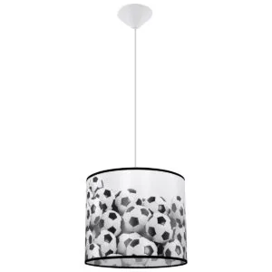 Football B 30cm Pendant Children and Nursery Lights Great Lighting UK Ltd