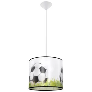 Football C 30cm Pendant Children and Nursery Lights Great Lighting UK Ltd