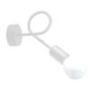 Wall Lamp Loop White Single Wall Lights Great Lighting UK Ltd
