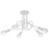 Chandelier Loop 5 White Ceiling Chandeliers Great Lighting UK Ltd