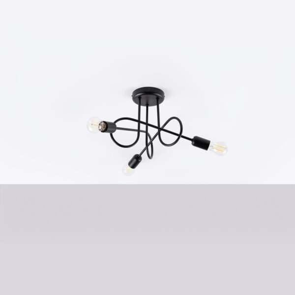 Chandelier Loop 3 Black - Image 2