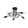 Chandelier Loop 5 Black Ceiling Chandeliers Great Lighting UK Ltd