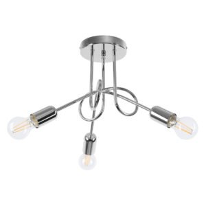 Chandelier Loop 3 Chrome Ceiling Chandeliers Great Lighting UK Ltd