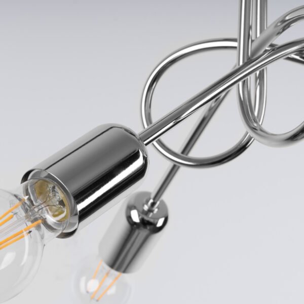 Chandelier Loop 3 Chrome Ceiling Chandeliers Great Lighting UK Ltd