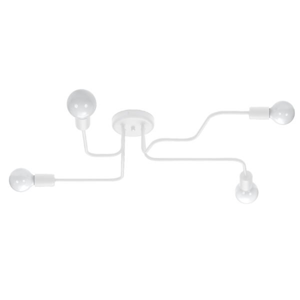 Chandelier Vector 4 White Ceiling Chandeliers Great Lighting UK Ltd