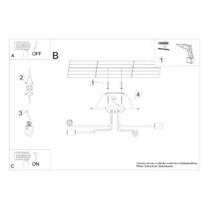 Chandelier Vector 4 White Ceiling Chandeliers Great Lighting UK Ltd