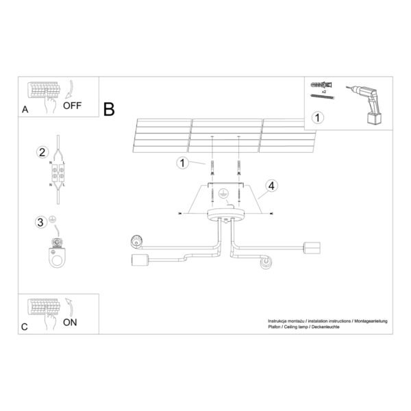 Chandelier Vector 4 White Ceiling Chandeliers Great Lighting UK Ltd