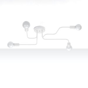 Chandelier Vector 4 White Ceiling Chandeliers Great Lighting UK Ltd