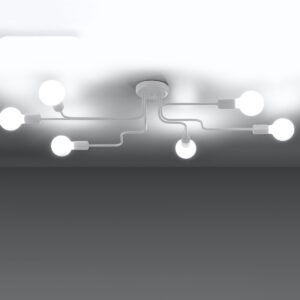 Chandelier Vector 6 White New Arrivals Great Lighting UK Ltd