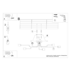 Chandelier Vector 8 White Ceiling Chandeliers Great Lighting UK Ltd