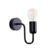 Wall Lamp Vector Black Single Wall Lights Great Lighting UK Ltd