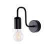 Wall Lamp Vector Black Single Wall Lights Great Lighting UK Ltd