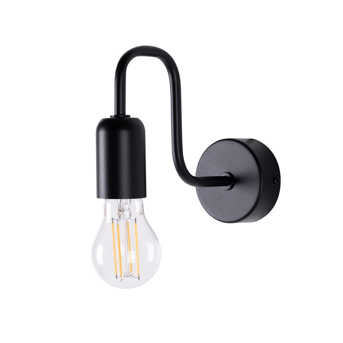 Wall Lamp Vector Black Single Wall Lights Great Lighting UK Ltd