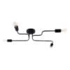 Chandelier Vector Four Light Black Ceiling Chandeliers Great Lighting UK Ltd