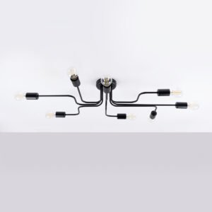 Chandelier Vector 8 Black Ceiling Chandeliers Great Lighting UK Ltd