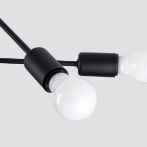 Chandelier Norah 4 Black Ceiling Chandeliers Great Lighting UK Ltd