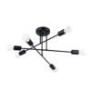Chandelier Norah 6r Black Ceiling Chandeliers Great Lighting UK Ltd