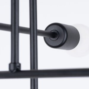 Chandelier Norah 6r Black Ceiling Chandeliers Great Lighting UK Ltd