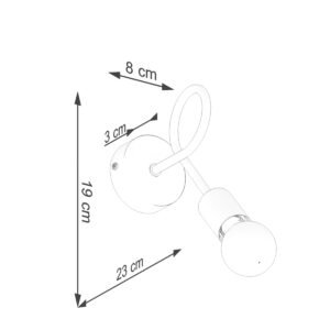 Wall Lamp Levar Black Single Wall Lights Great Lighting UK Ltd